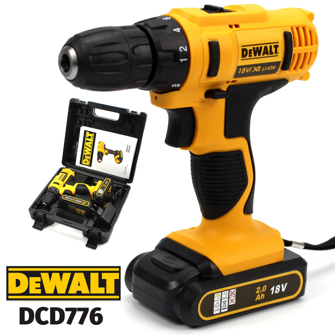 Шуруповерт аккумуляторный DeWALT DCD 776 18V 2Ah Аккумуляторная дрель шуруповерт Деволт dcd 776
Шуруповерт аккумуляторный DeWALT DCD 776 18V 2Ah Аккумуляторная дрель шуруповерт Деволт dcd 776