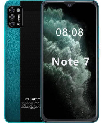 Смартфон Cubot Note 7 2/16Gb Green, 13+0.3+0.3/8Мп, 2 SIM, 5.2" IPS, 4 ядер, 3100 мАч, 4G, Android 10, Зелёный
Смартфон Cubot Note 7 2/16Gb Green, 13+0.3+0.3/8Мп, 2 SIM, 5.2" IPS, 4 ядер, 3100 мАч, 4G, Android 10, Зелёный
