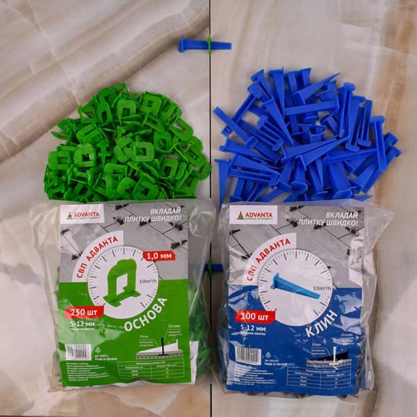 Комплект СВП Advanta 1мм (1500 основ+300 клиньев) 
Комплект СВП Advanta 1мм (1500 основ+300 клиньев)