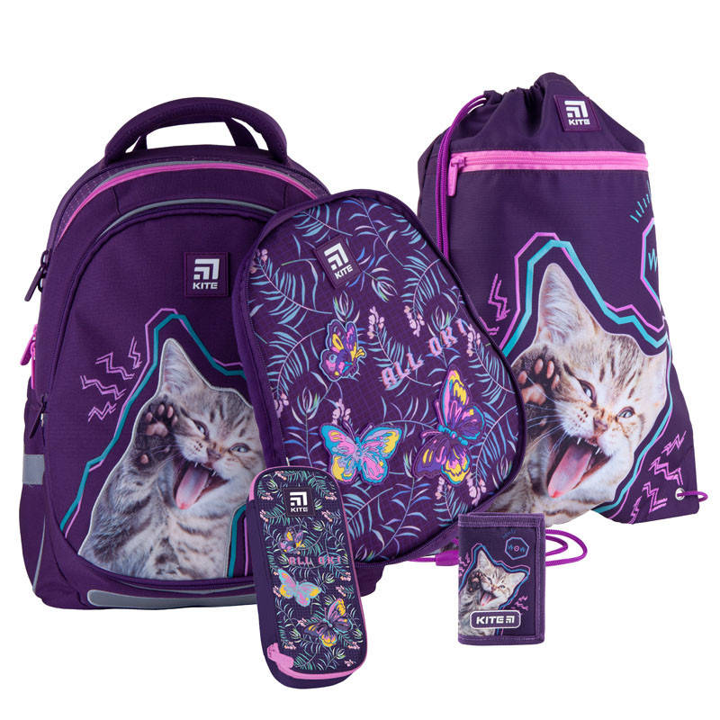 Школьный набор рюкзак + пенал + сумка + кошелек Kite Inspiration K21-700M(2p)-3 720 г 38x28x16 см 18 л, Фиолетовый
Школьный набор рюкзак + пенал + сумка + кошелек Kite Inspiration K21-700M(2p)-3 720 г 38x28x16 см 18 л, Фиолетовый