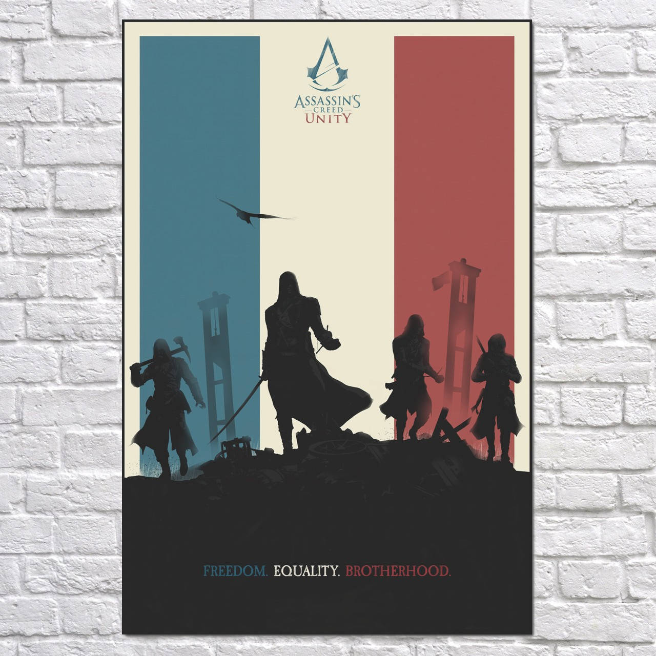 Постер "Ассассины на фоне флага Франции". Assassins Creed: Unity. Кредо Убийцы: Единство. Размер 60x40см (A2).
Постер "Ассассины на фоне флага Франции". Assassins Creed: Unity. Кредо Убийцы: Единство. Размер 60x40см (A2).