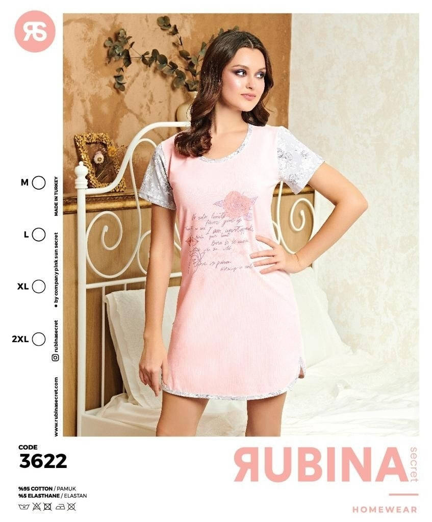 Рубашка для дома и сна с коротким рукавом, Размером L (48) Ночнушка Rubina Secret, Розовый
Рубашка для дома и сна с коротким рукавом, Размером L (48) Ночнушка Rubina Secret, Розовый