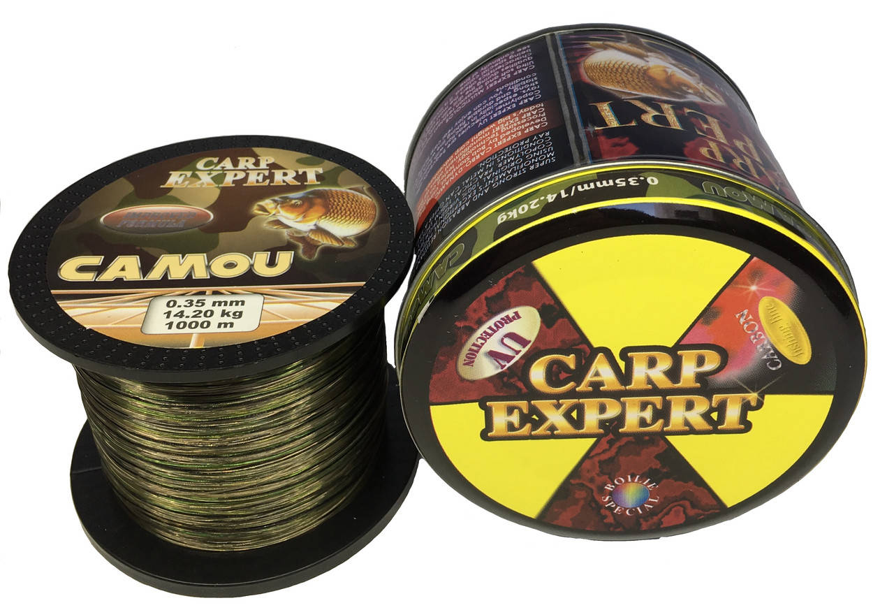 Леска рыболовная Carp Expert Camou 1000 м 0.30, Разные цвета 
Леска рыболовная Carp Expert Camou 1000 м 0.30, Разные цвета