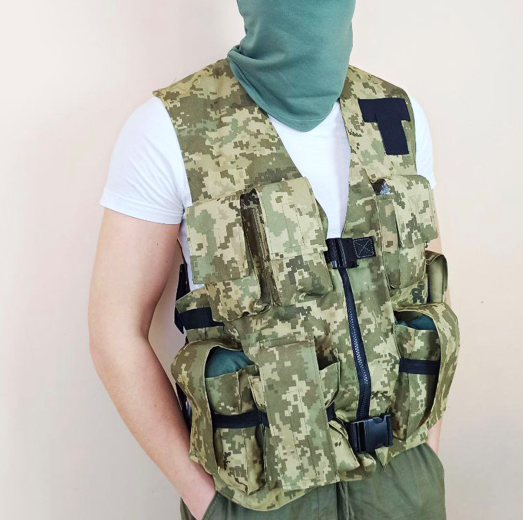 Разгрузочный тактический жилет пиксель, тактическая военная разгрузка пиксельная РПС на 8 карманов SC
Разгрузочный тактический жилет пиксель, тактическая военная разгрузка пиксельная РПС на 8 карманов SC