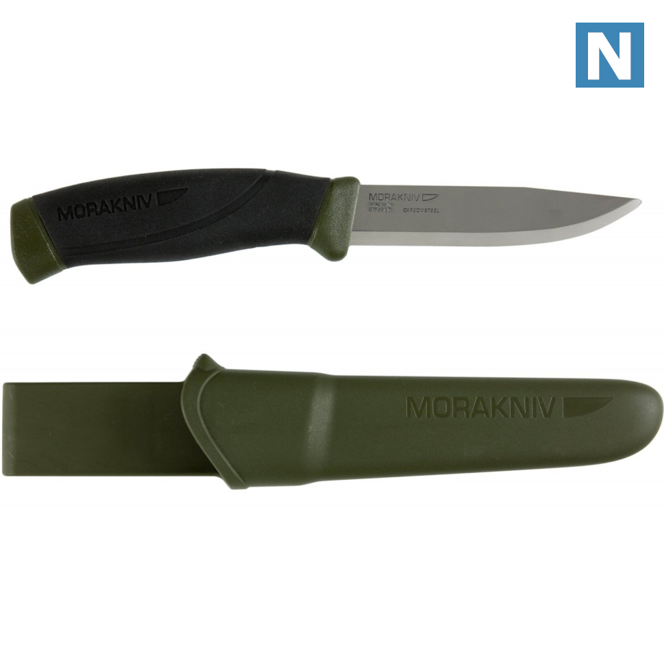 Туристический нож Morakniv Companion MG S нержавеющая сталь, клинок 103 мм, нож 218 мм, 116г, ножны, хаки)
Туристический нож Morakniv Companion MG S нержавеющая сталь, клинок 103 мм, нож 218 мм, 116г, ножны, хаки)