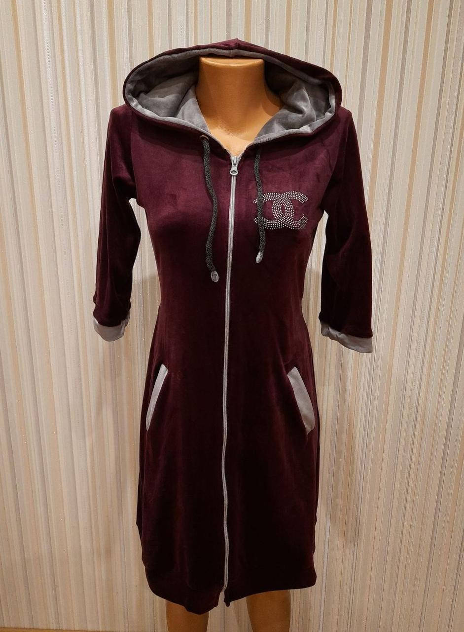 Женский велюровый халат на молнии, S(42), M(44), L(46), XL(48), XXL(50), XXXL(52) разные цвета., Синий
Женский велюровый халат на молнии, S(42), M(44), L(46), XL(48), XXL(50), XXXL(52) разные цвета., Синий