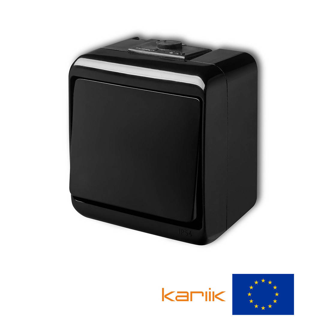 Выключатель 1-клавишный IP54 Karlik JUNIOR 12WHE-1 черный наружный 10А 250В (влагозащищенный)
Выключатель 1-клавишный IP54 Karlik JUNIOR 12WHE-1 черный наружный 10А 250В (влагозащищенный)