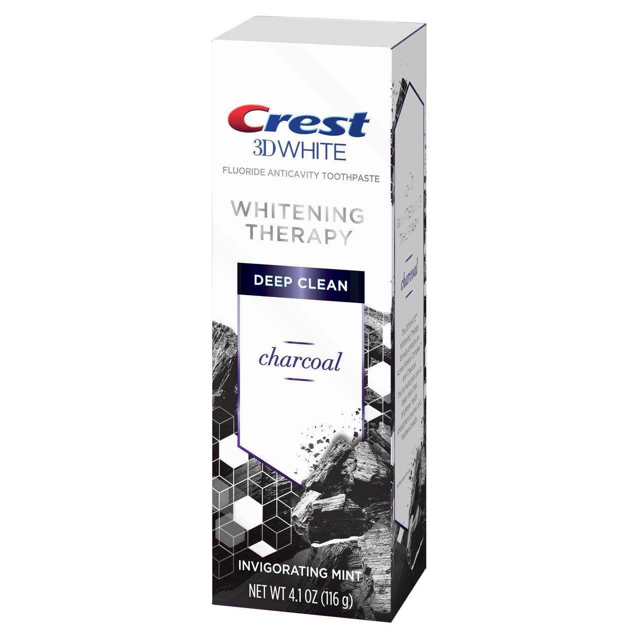 Crest 3D white charcoal Deep Clean 116g
Crest 3D white charcoal Deep Clean 116g