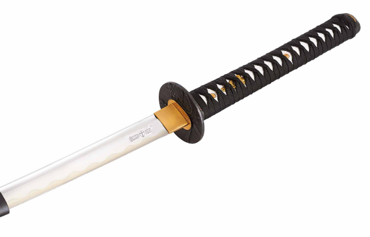 Японская катана самурай, самурайская Katana меч, рукоять со шнуровкой, в подарочной коробке из дерева
Японская катана самурай, самурайская Katana меч, рукоять со шнуровкой, в подарочной коробке из дерева