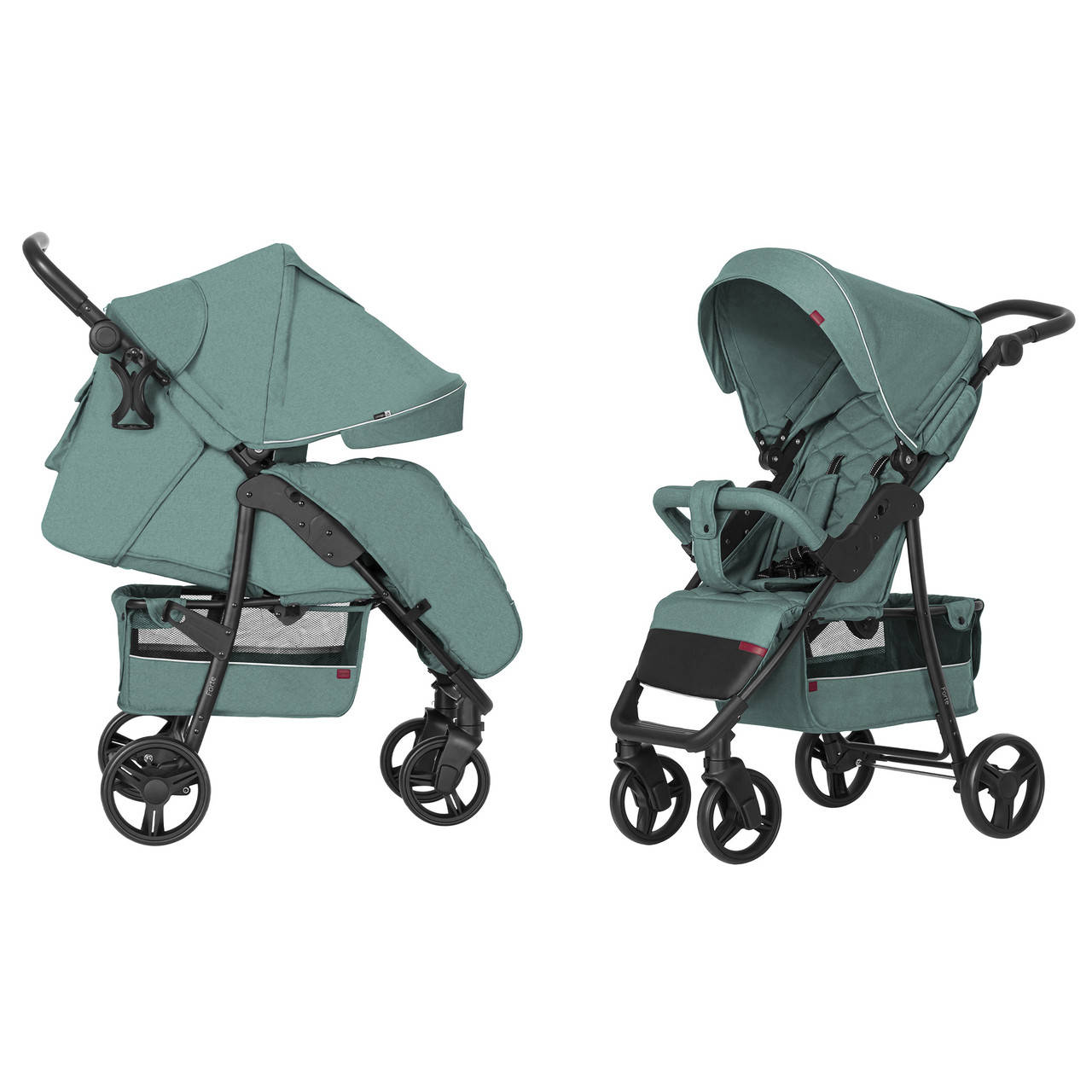 Коляска прогулочная CARRELLO Forte CRL-8502 Pine Green + дождевик, Зелёный