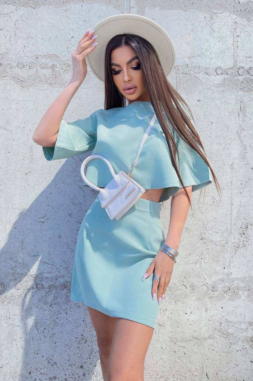 Костюм женский бирюзовый AAA 146835M
Костюм женский бирюзовый AAA 146835M