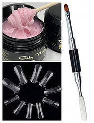 Стартовый набор для наращивания ногтей полигель 15 мл Polygel ТМ "CityNail",верхние формы,кисть - шпатель, Розовый
Стартовый набор для наращивания ногтей полигель 15 мл Polygel ТМ "CityNail",верхние формы,кисть - шпатель, Розовый