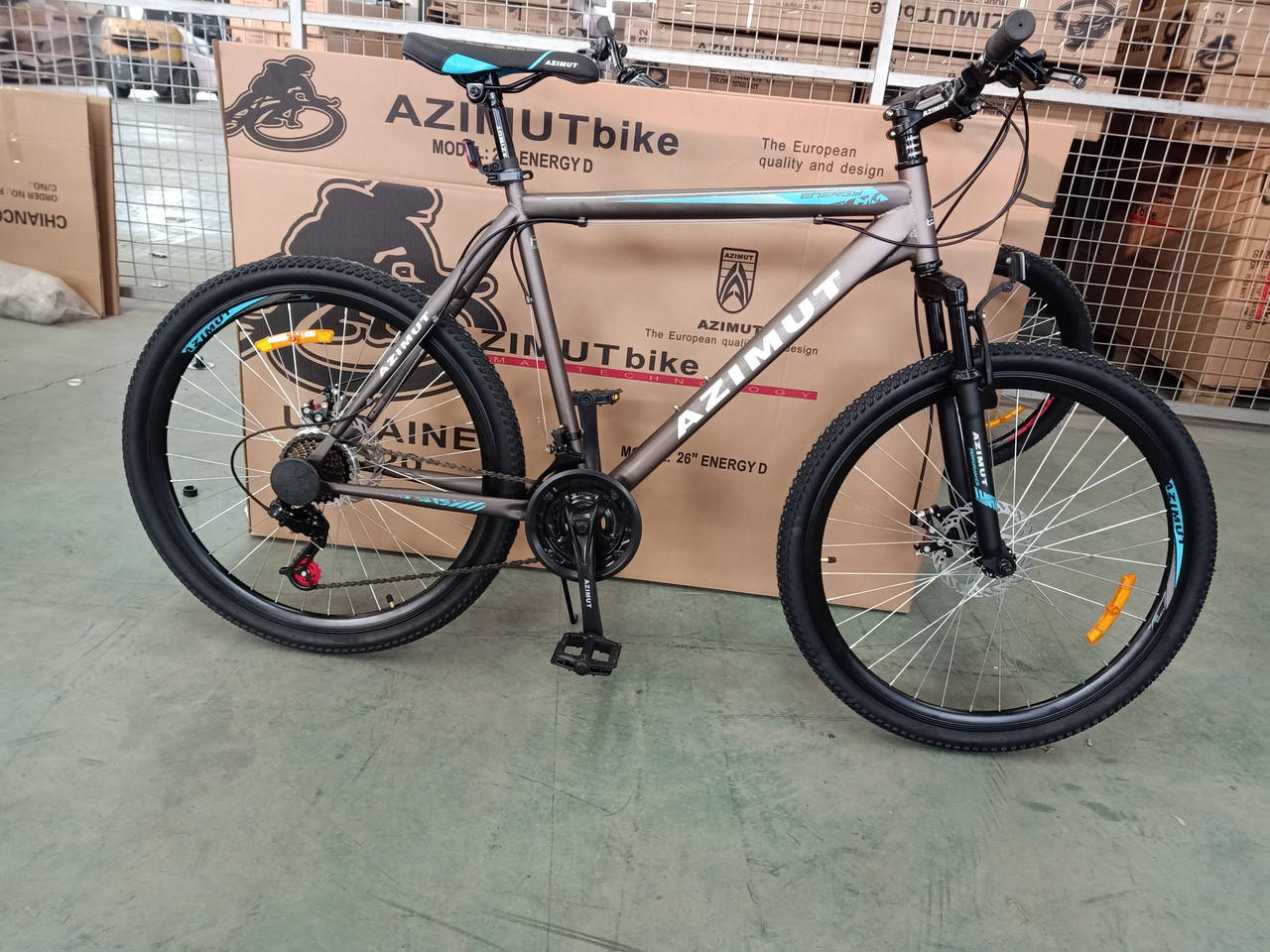 Горный скоростной велосипед Azimut Energy 29" GD 21" рама Оборудование Shimano, Двойные усиленные обод
Горный скоростной велосипед Azimut Energy 29" GD 21" рама Оборудование Shimano, Двойные усиленные обод