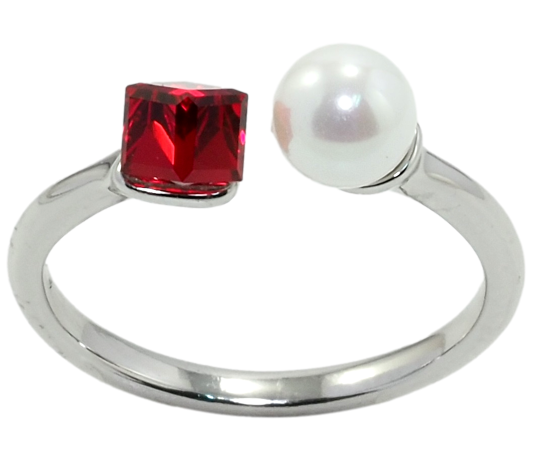 Кольцо Xuping Родий с кр-ми Swarovski "Кристальный кубик Siam с жемчугом, ø 6мм, 4х4мм" р.18-19
Кольцо Xuping Родий с кр-ми Swarovski "Кристальный кубик Siam с жемчугом, ø 6мм, 4х4мм" р.18-19