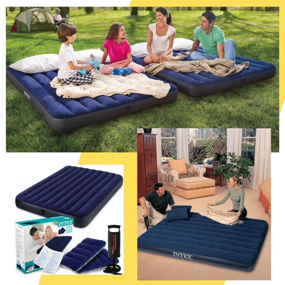 Надувной двуспальный матрас с насосом и 2-мя подушками Intex 152*203*25 см Двухместный матрас для сна, Синий
Надувной двуспальный матрас с насосом и 2-мя подушками Intex 152*203*25 см Двухместный матрас для сна, Синий