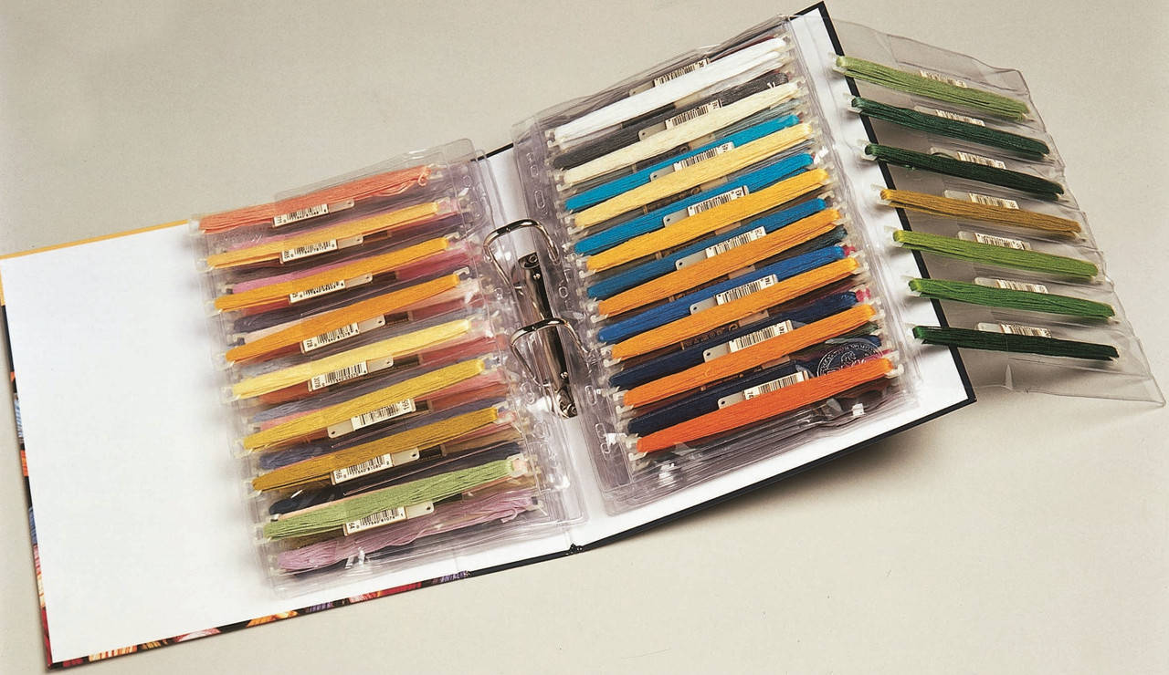 Файл-органайзер для хранения косточек мулине