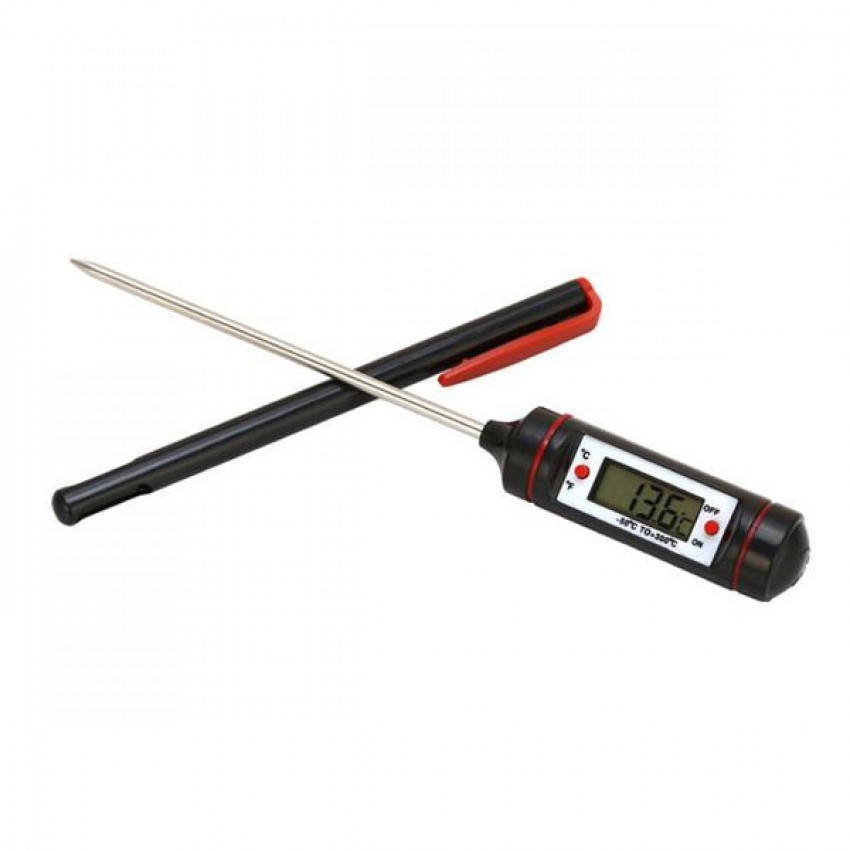 Цифровой электронный термометр WT-1 с щупом иглой в чехле
Цифровой электронный термометр WT-1 с щупом иглой в чехле