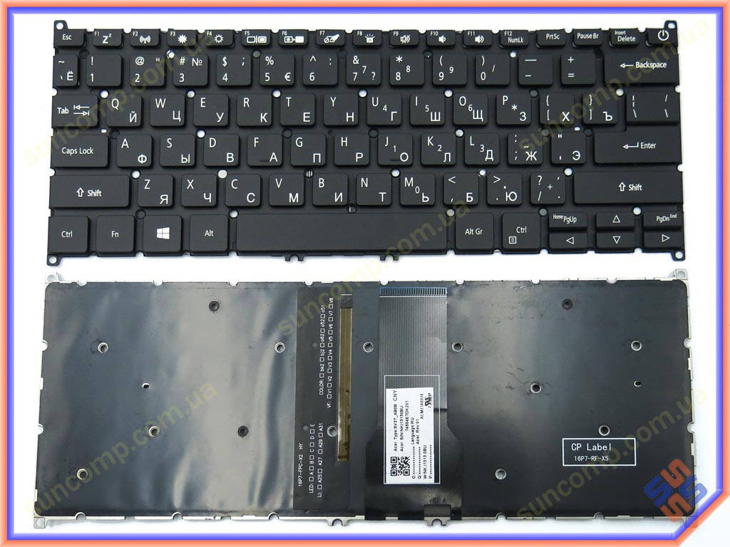 Клавиатура для ACER Swift 3 SF314-54, SF314-54G, SF314 54 (RU Black с подсветкой), Черный
Клавиатура для ACER Swift 3 SF314-54, SF314-54G, SF314 54 (RU Black с подсветкой), Черный