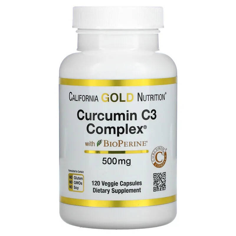 Куркумин C3 комплекс с биоперином California GOLD Nutrition "Curcumin C3 Complex" 500 мг (120 капсул)
Куркумин C3 комплекс с биоперином California GOLD Nutrition "Curcumin C3 Complex" 500 мг (120 капсул)