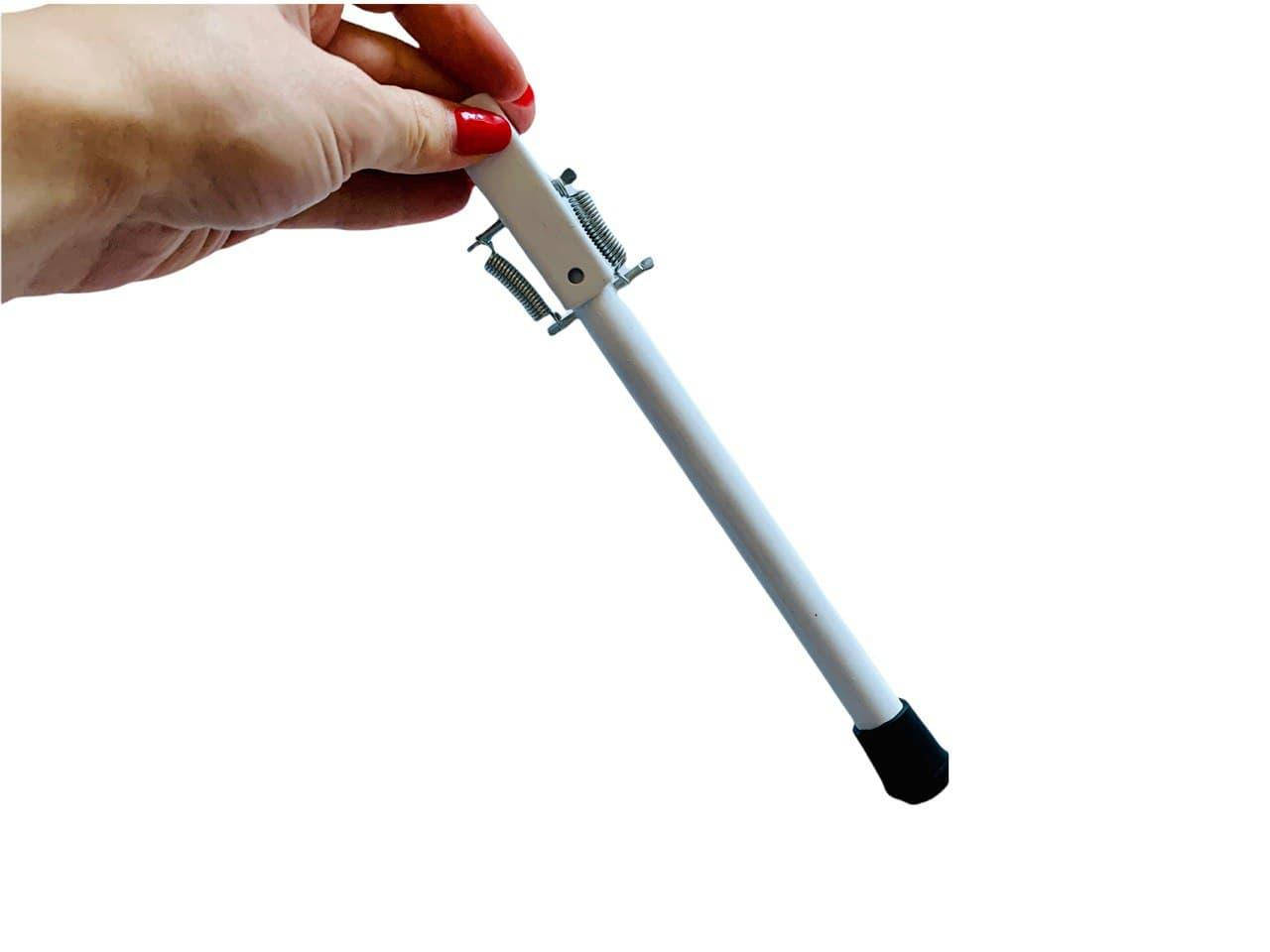 Дверной упор откидная ножка для двери 210-14 мм стопор белая, Белый
Дверной упор откидная ножка для двери 210-14 мм стопор белая, Белый