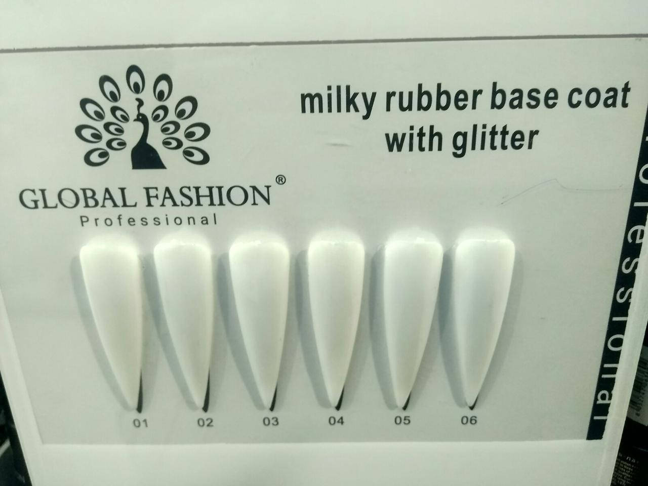 База для гель лака каучуковая молочная с шиммером Global Fashion Rubber Base Coat French Milk , 8 мл
База для гель лака каучуковая молочная с шиммером Global Fashion Rubber Base Coat French Milk , 8 мл