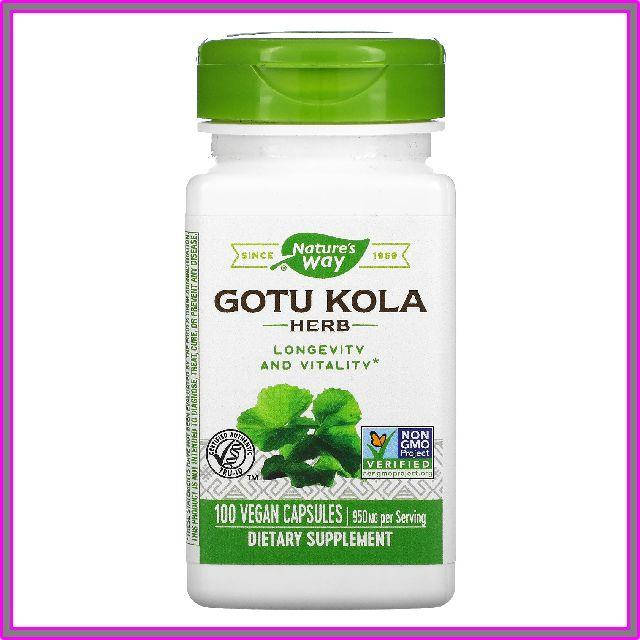Nature's Way, Gotu Kola (центелла азиатская) Готу Кола для нервной системы и мозга, 950 мг, 100 капсул. США
Nature's Way, Gotu Kola (центелла азиатская) Готу Кола для нервной системы и мозга, 950 мг, 100 капсул. США