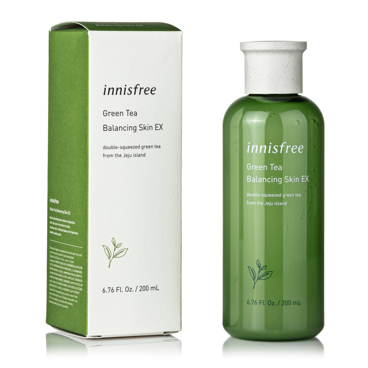 Балансирующий тонер с экстрактом зеленого чая Innisfree Green Tea Balancing Skin Toner, 200 мл
Балансирующий тонер с экстрактом зеленого чая Innisfree Green Tea Balancing Skin Toner, 200 мл
