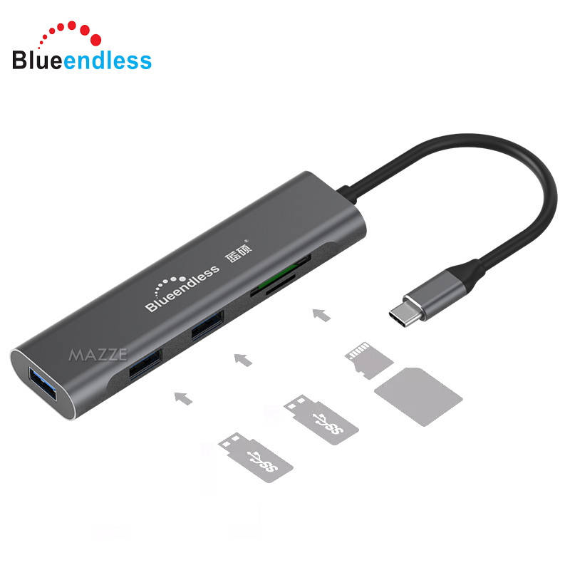 USB-хаб 5-в-1 Type-C to 3хUSB 3.0 + SD/TF Card Reader переходник hub алюминиевый USB hub адаптер Blueendless
USB-хаб 5-в-1 Type-C to 3хUSB 3.0 + SD/TF Card Reader переходник hub алюминиевый USB hub адаптер Blueendless