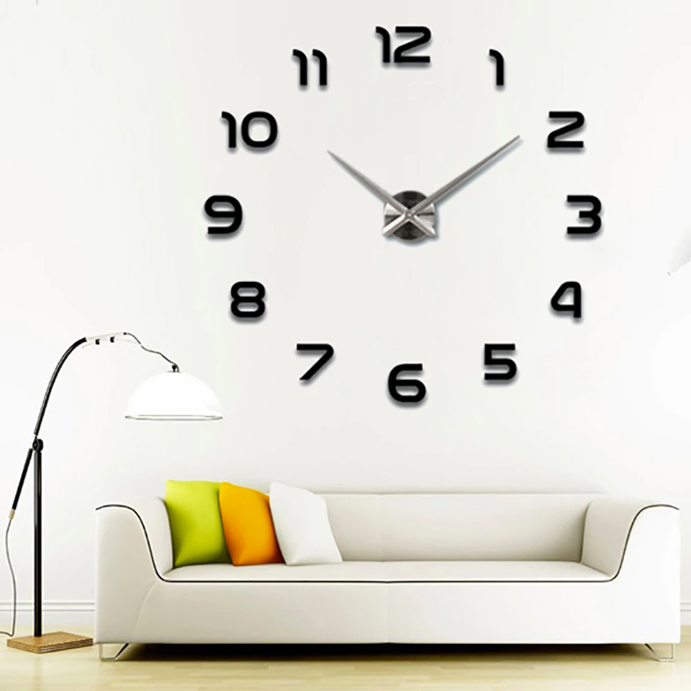 Часы настенные DIY Clock NEW black самоклеящийся с цифрами от 60 до 90 см / Клеящийся часы
Часы настенные DIY Clock NEW black самоклеящийся с цифрами от 60 до 90 см / Клеящийся часы