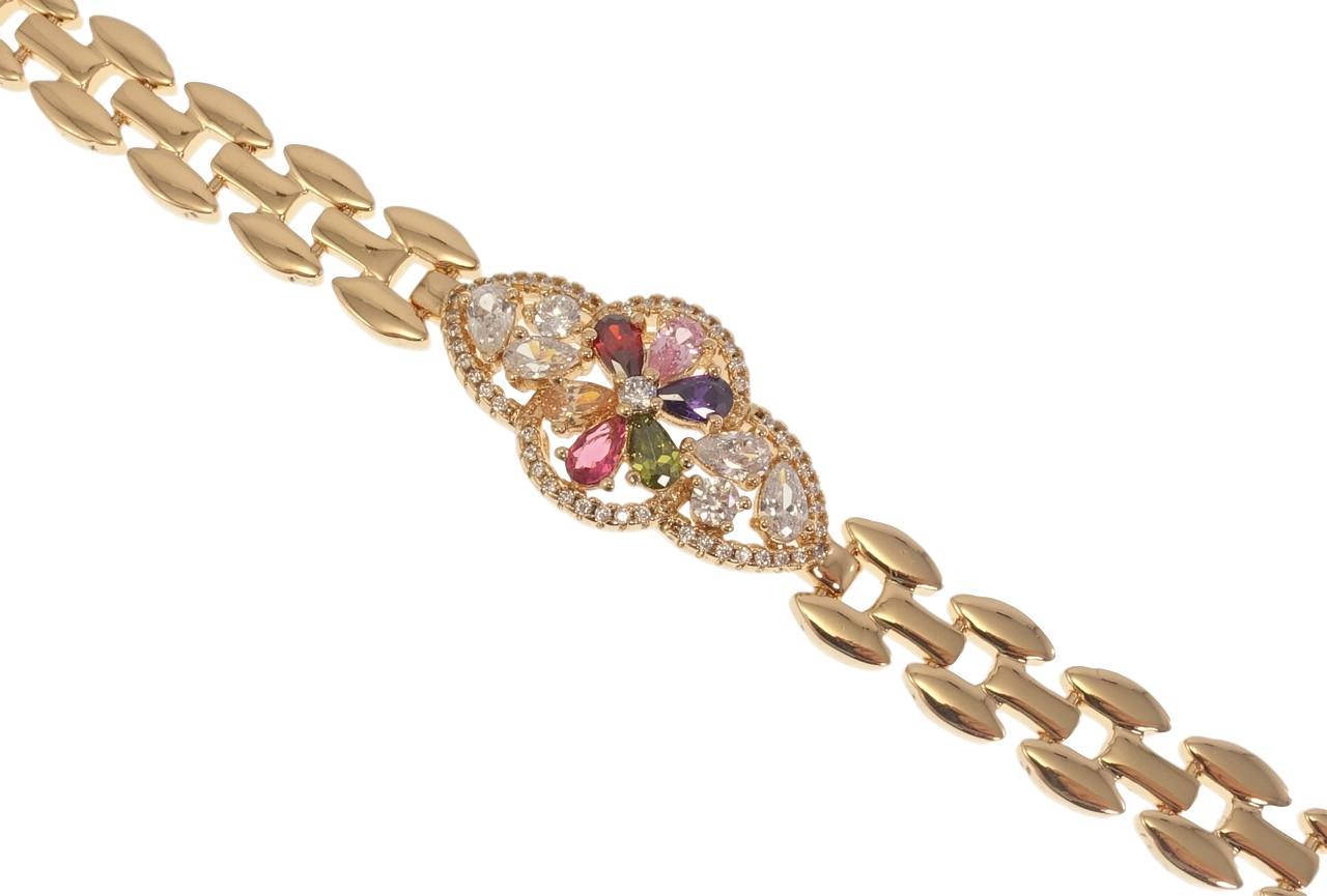 Браслет Xuping Позолота 18K "Браслетное Плетение Декор Цветочный Узор Разноцветные Кристаллы" длина 19см х
Браслет Xuping Позолота 18K "Браслетное Плетение Декор Цветочный Узор Разноцветные Кристаллы" длина 19см х