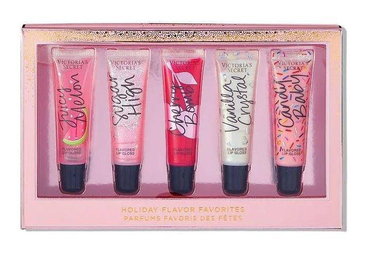 Блеск для губ в подарочной упаковке из 5 штук от Victorias Secret Holiday Flavor Favorites Gloss Set
Блеск для губ в подарочной упаковке из 5 штук от Victorias Secret Holiday Flavor Favorites Gloss Set