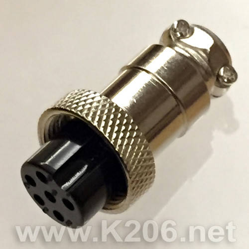 GX16-6F (MIC326) M16 круглый 6-и контактный разъем на кабель "мама"; 5A; 125V; IP55
GX16-6F (MIC326) M16 круглый 6-и контактный разъем на кабель "мама"; 5A; 125V; IP55