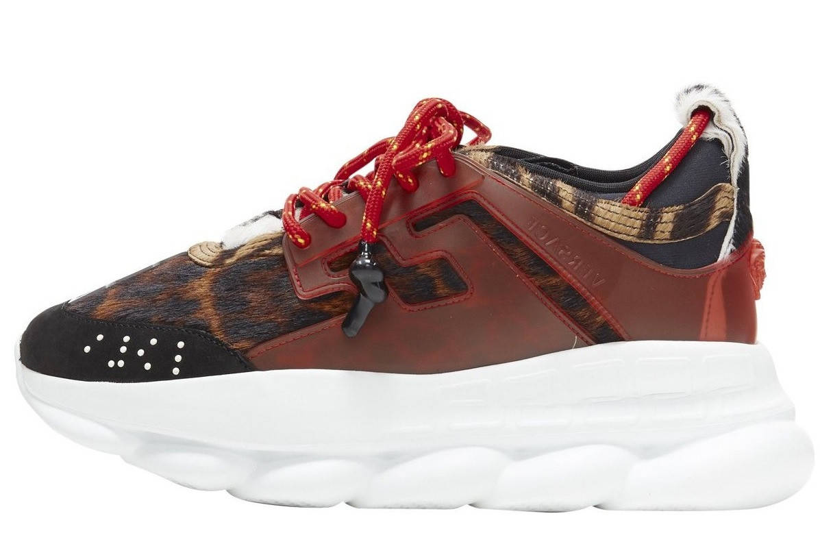 Женские кроссовки Versace Chain Reaction 2 Chainz Black Leopard (версаче чейн реакшн, черные), Черный
Женские кроссовки Versace Chain Reaction 2 Chainz Black Leopard (версаче чейн реакшн, черные), Черный