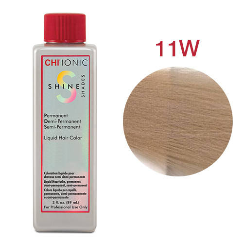 Стойкая безаммиачная жидкая краска для волос CHI Ionic Shine Shades Liquid Color 89 мл 11W (Очень светлый теплый блондин)
Стойкая безаммиачная жидкая краска для волос CHI Ionic Shine Shades Liquid Color 89 мл 11W (Очень светлый теплый блондин)