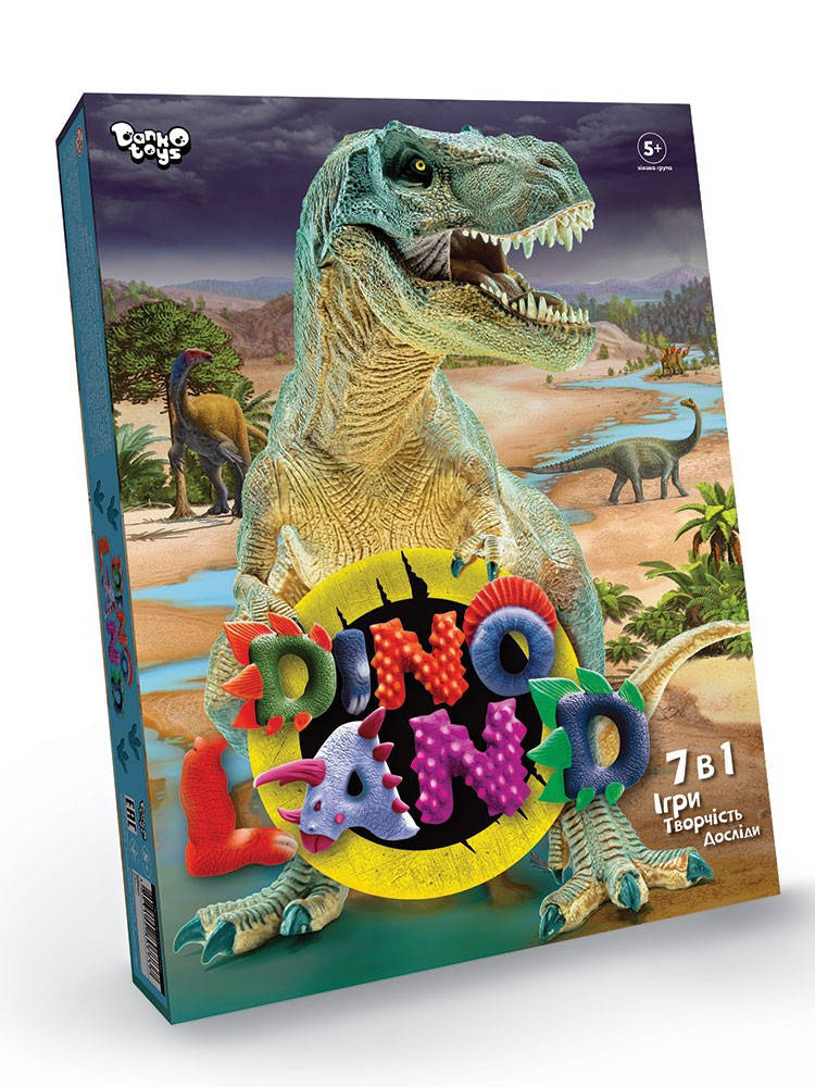 Набор для креативного творчества Dino Land 7в1 Danko Toys DL-01-01U детский Дино викторина тесто слайм вулкан
Набор для креативного творчества Dino Land 7в1 Danko Toys DL-01-01U детский Дино викторина тесто слайм вулкан