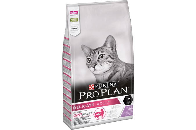 Корм Pro Plan Delicate 10 кг с индейкой для взрослых кошек с чувствительным пищеварением
Корм Pro Plan Delicate 10 кг с индейкой для взрослых кошек с чувствительным пищеварением