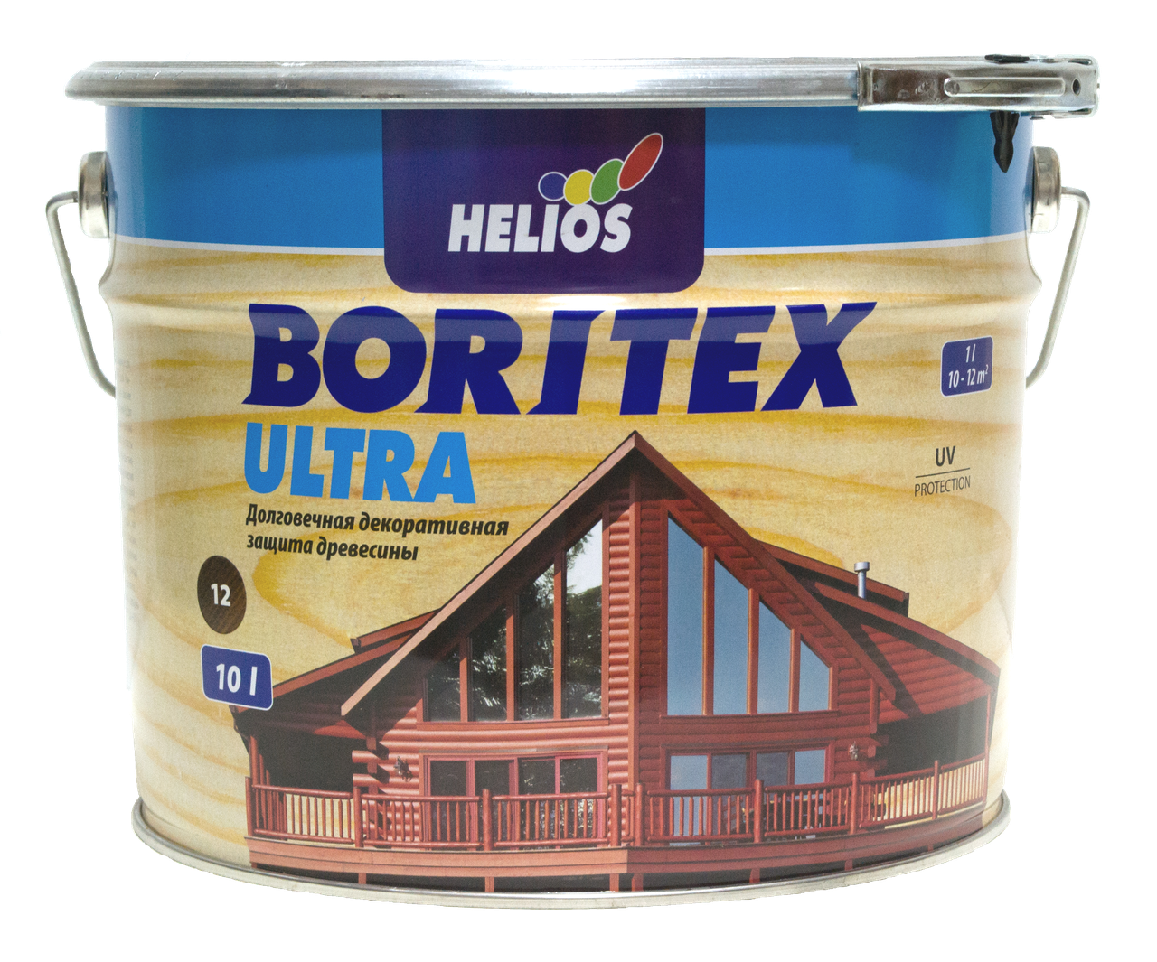 Лазурь для дерева с воском HELIOS BORITEX Ultra, макаср, 10л (полупрозрачная краска)
Лазурь для дерева с воском HELIOS BORITEX Ultra, макаср, 10л (полупрозрачная краска)