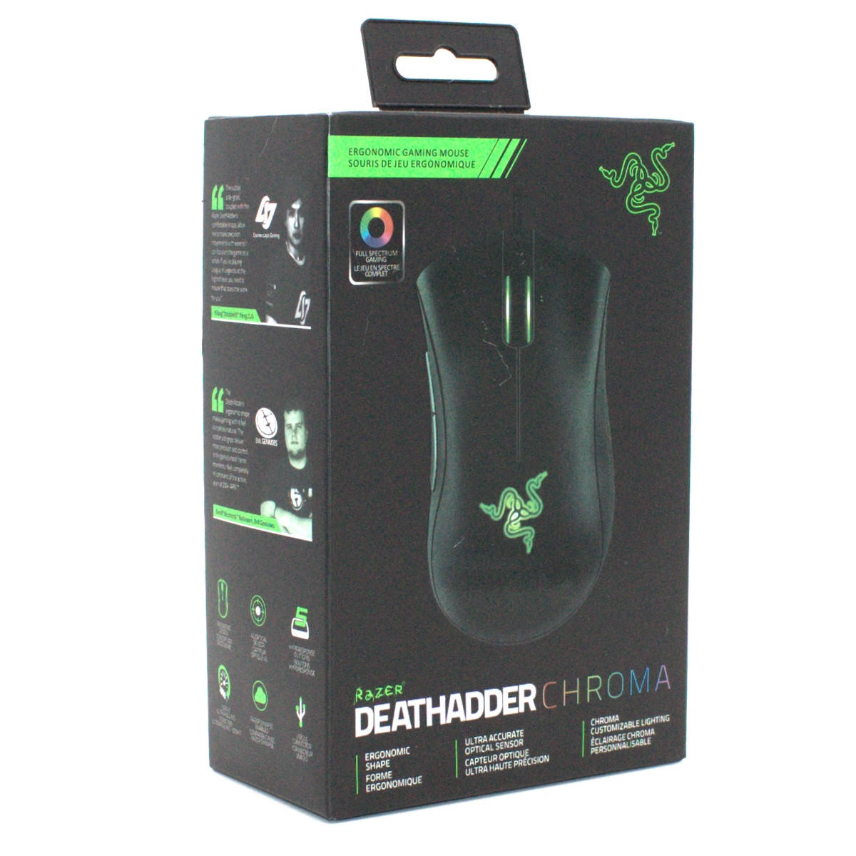 Игровая компьютерная мышь Razer DeathAdder Chroma с подсветкой Проводная USB Mouse Gaming Райзер, Черный
Игровая компьютерная мышь Razer DeathAdder Chroma с подсветкой Проводная USB Mouse Gaming Райзер, Черный