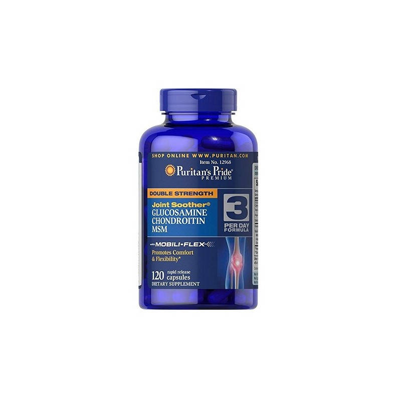 Глюкозамин хондроитин и МСМ, Glucosamine, Chondroitin MSM, Puritan's Pride, 120 капсул (PTP-27812)
Глюкозамин хондроитин и МСМ, Glucosamine, Chondroitin MSM, Puritan's Pride, 120 капсул (PTP-27812)