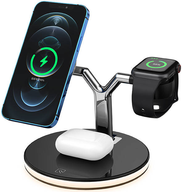 Док-станция STR 3in1 MagSafe Wireless Charging Station Dock (только для iPhone 12 | 13 Series | Apple Watch |
Док-станция STR 3in1 MagSafe Wireless Charging Station Dock (только для iPhone 12 | 13 Series | Apple Watch |