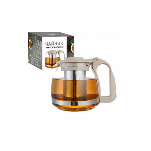 Чайник-заварник S&T из боросиликатного стекла 700 мл 9160
Чайник-заварник S&T из боросиликатного стекла 700 мл 9160