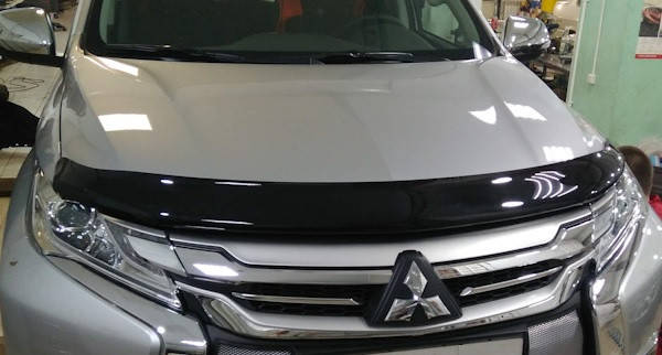 Дефлектор капота (Люкс!) мухобойка Mitsubishi Pajero Sport 3 2016-2019 MZ330747, SIM, SMIL2001512
Дефлектор капота (Люкс!) мухобойка Mitsubishi Pajero Sport 3 2016-2019 MZ330747, SIM, SMIL2001512