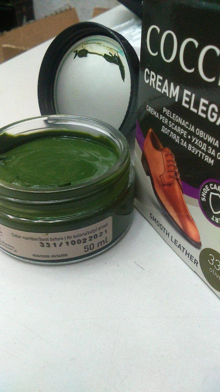 Крем для обуви зеленый Сoccine, Оливковый
Крем для обуви зеленый Сoccine, Оливковый