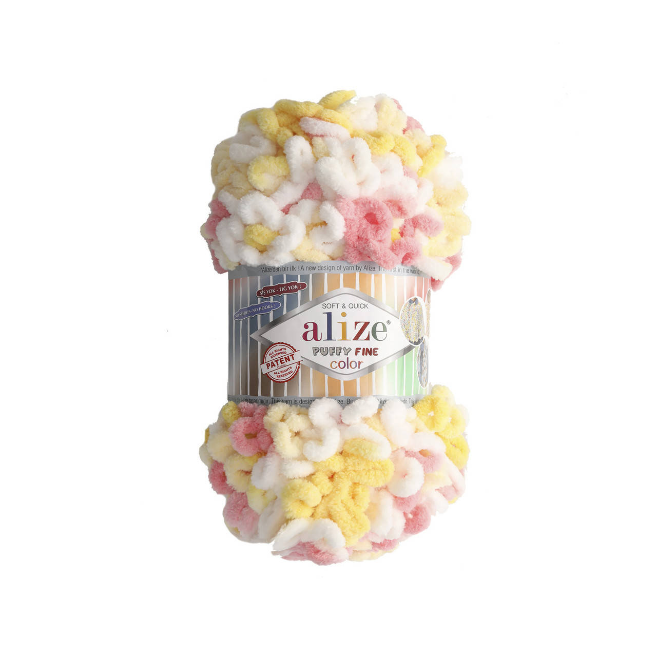 Пряжа с петельками Alize Puffy Fine Color 5942 (Пуффи Файн Колор Ализе) для вязания без спиц руками, Хаки
Пряжа с петельками Alize Puffy Fine Color 5942 (Пуффи Файн Колор Ализе) для вязания без спиц руками, Хаки