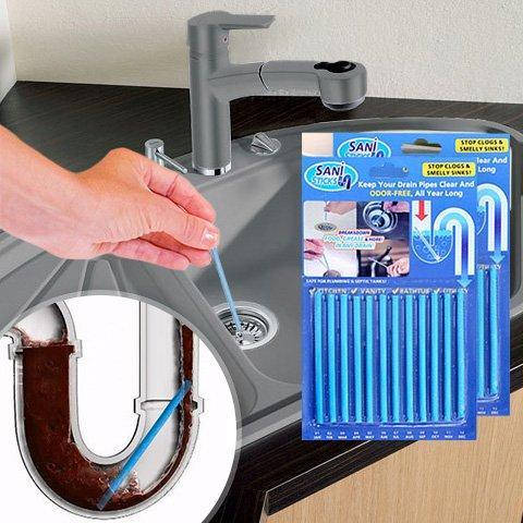 Чистящее средство для очистки водосточных труб Sani STICKS
Чистящее средство для очистки водосточных труб Sani STICKS