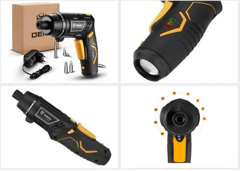 Аккумуляторная отвертка DEKO DCS3.6DU2 (шуруповёрт) Li-ion батарея7 битПоворотная ручка
Аккумуляторная отвертка DEKO DCS3.6DU2 (шуруповёрт) Li-ion батарея7 битПоворотная ручка