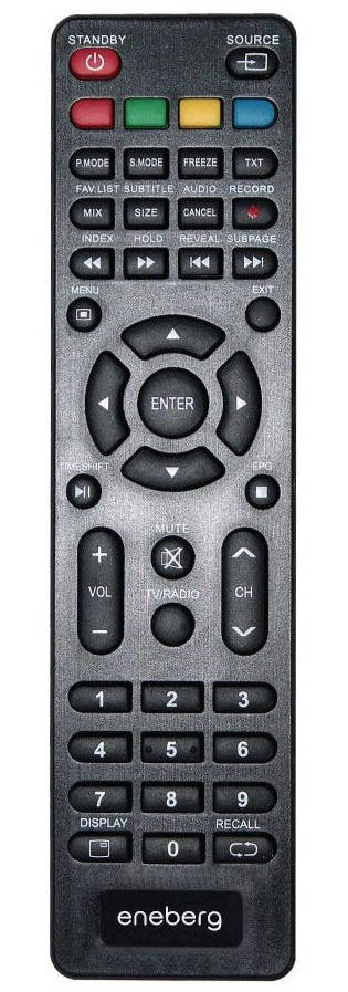 Оригинальный пульт для Elenberg 32BH400, Черный
Оригинальный пульт для Elenberg 32BH400, Черный