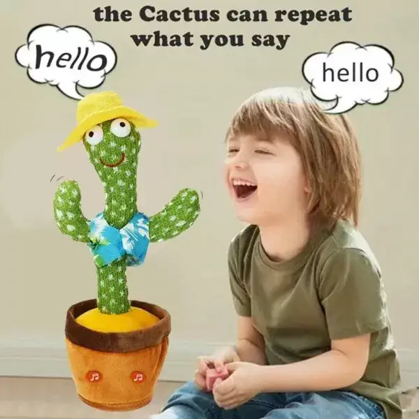 Интерактивный плюшевый танцующий кактус повторюшка Dancing Cactus DC2 с подсветкой, поющий іграшка кактус
Интерактивный плюшевый танцующий кактус повторюшка Dancing Cactus DC2 с подсветкой, поющий іграшка кактус