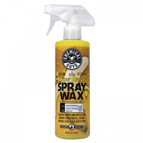 Детейл-спрей Blazin' Banana Spray Wax Natural Carnauba Spray Gloss Chemical Guys 473мл 200009
Детейл-спрей Blazin' Banana Spray Wax Natural Carnauba Spray Gloss Chemical Guys 473мл 200009
