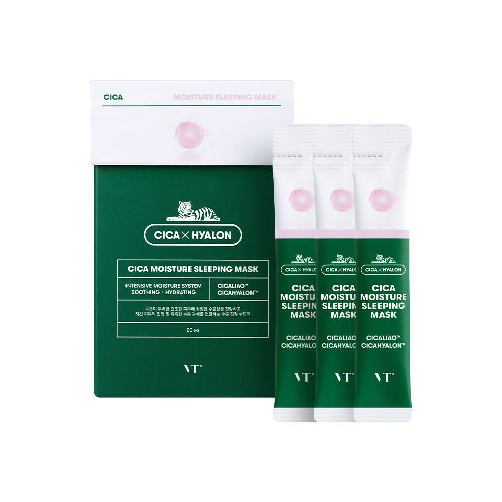 Ночная маска с центеллой и гиалуроновой кислотой VT Cosmetics Cica Moisture Sleeping Mask, 1шт-4 мл
Ночная маска с центеллой и гиалуроновой кислотой VT Cosmetics Cica Moisture Sleeping Mask, 1шт-4 мл